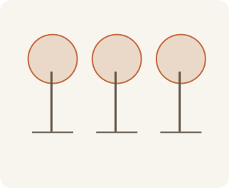 Illustration de trois verres représentant différents niveaux de second choix